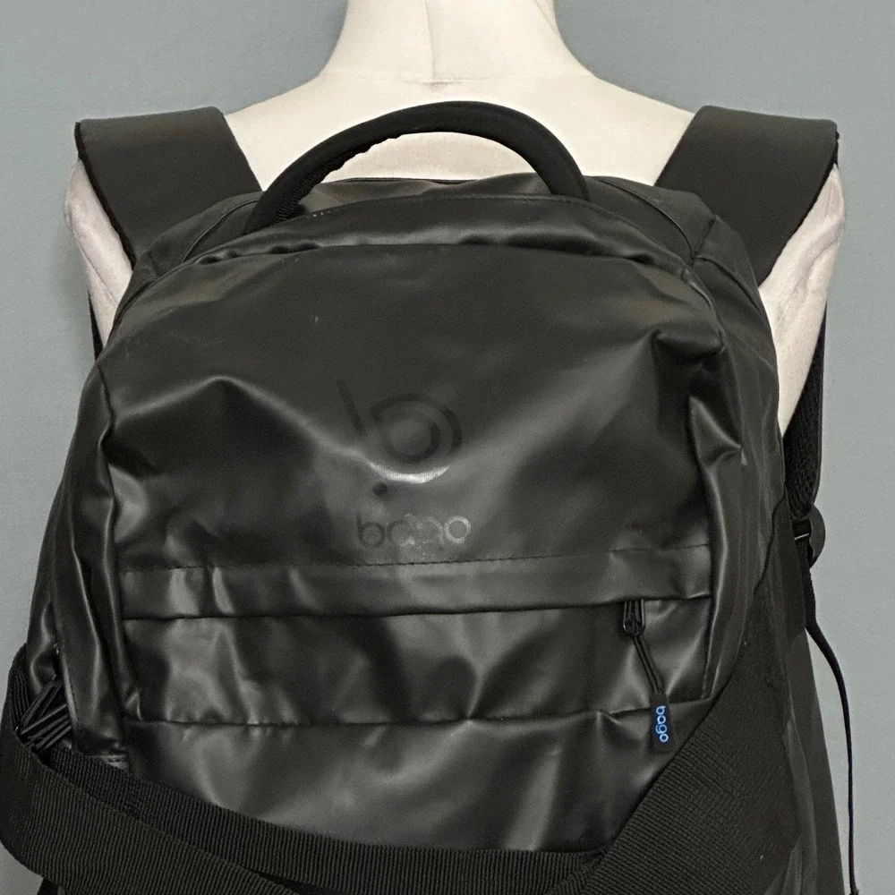 Bago Black Convertible Duffle Backpack Water Resistant Travel Gym Bag 22in